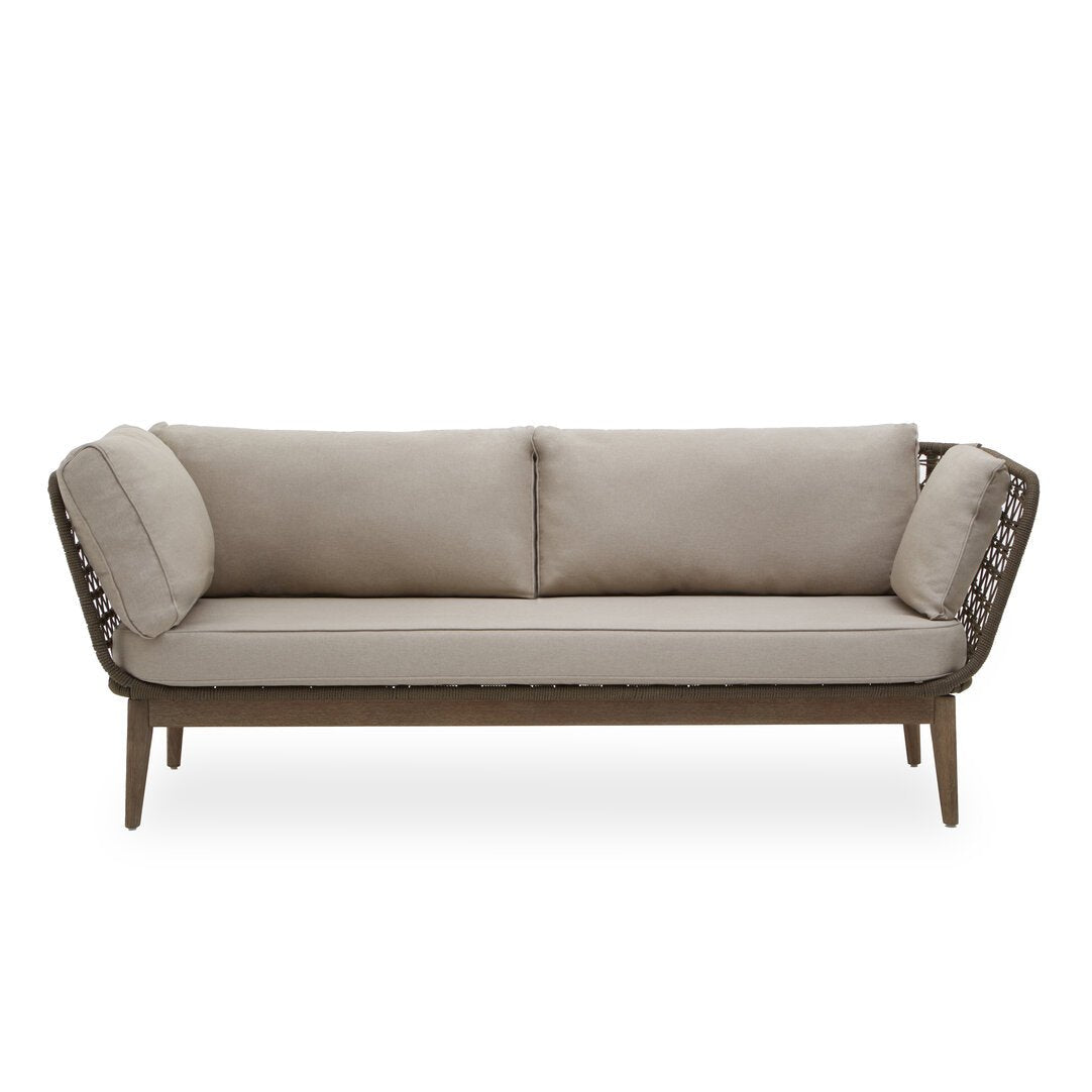 Masterpiece Three Seat Bronze and Charcoal Sof