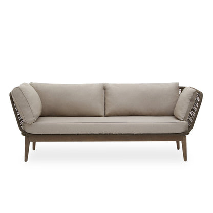 Masterpiece Three Seat Bronze and Charcoal Sof
