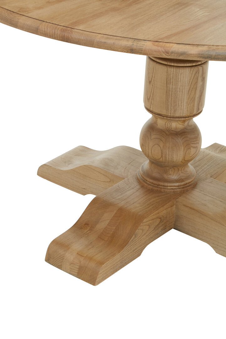 Glade Oak Wood Round Dining Table