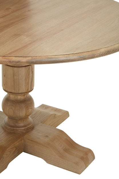 Glade Oak Wood Round Dining Table