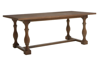Glade Oak Wood Rectangular Dining Table