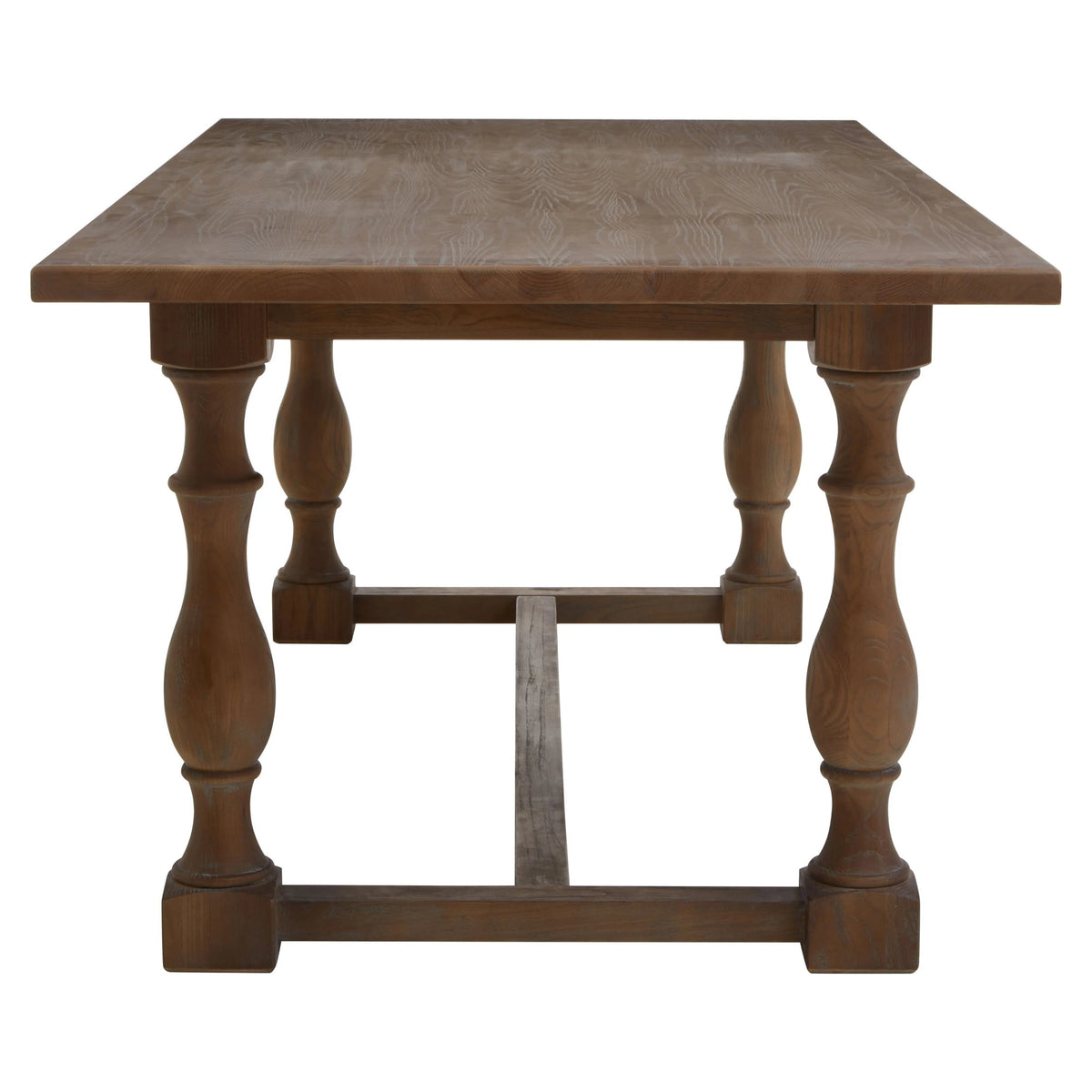 Glade Oak Wood Rectangular Dining Table