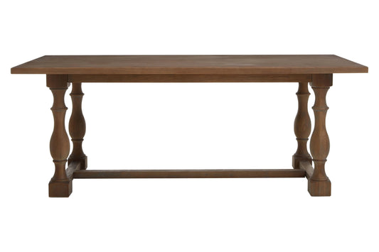 Glade Oak Wood Rectangular Dining Table