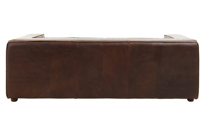 Monarch Three Seater Mexico Brown Leather Sofa