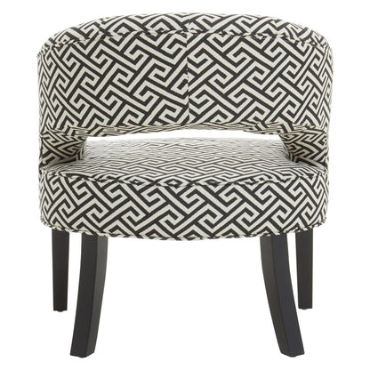 Mayfair Greek Key Design Cutout Lounge Chair