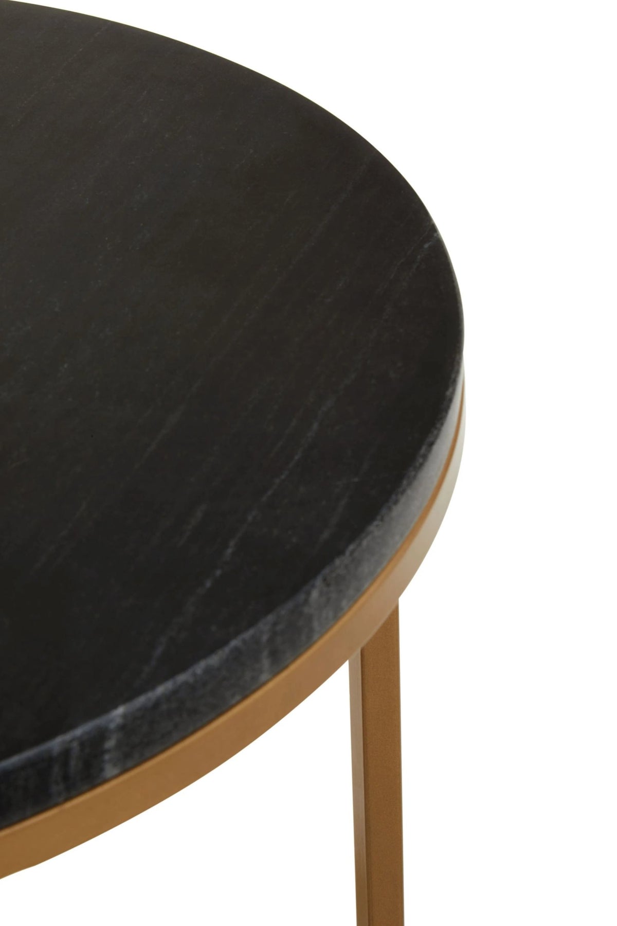 Nerello Nest Of Three Black Marble Top Tables