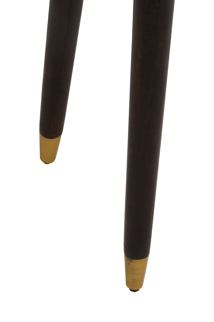 Nepor Mango Wood And Gold Finishing Console Table