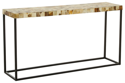 Nacre Cream Mother of Pearl Console Table