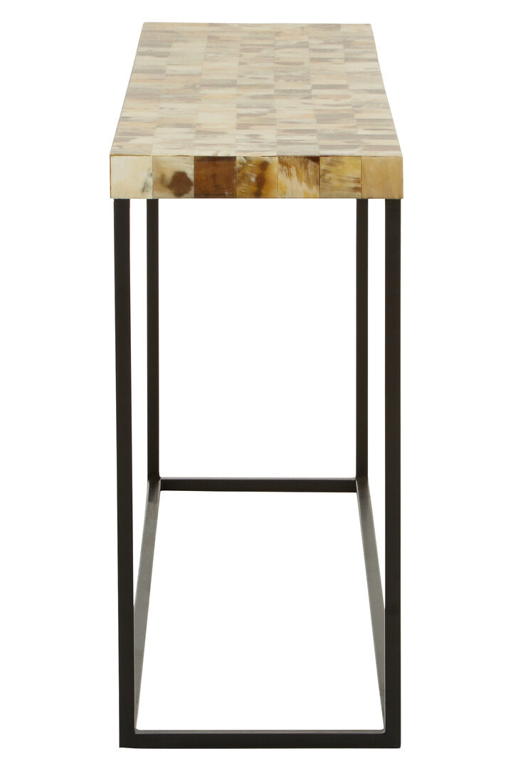 Nacre Cream Mother of Pearl Console Table