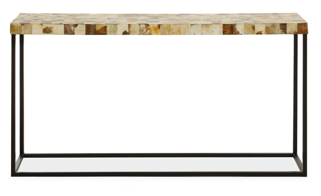 Nacre Cream Mother of Pearl Console Table
