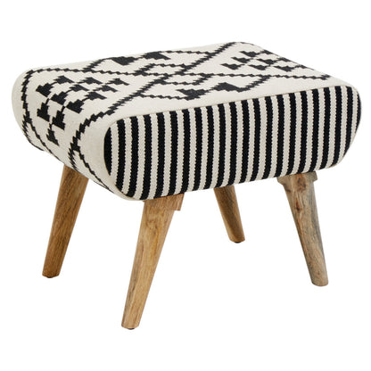 Serene Berber Style Footstool