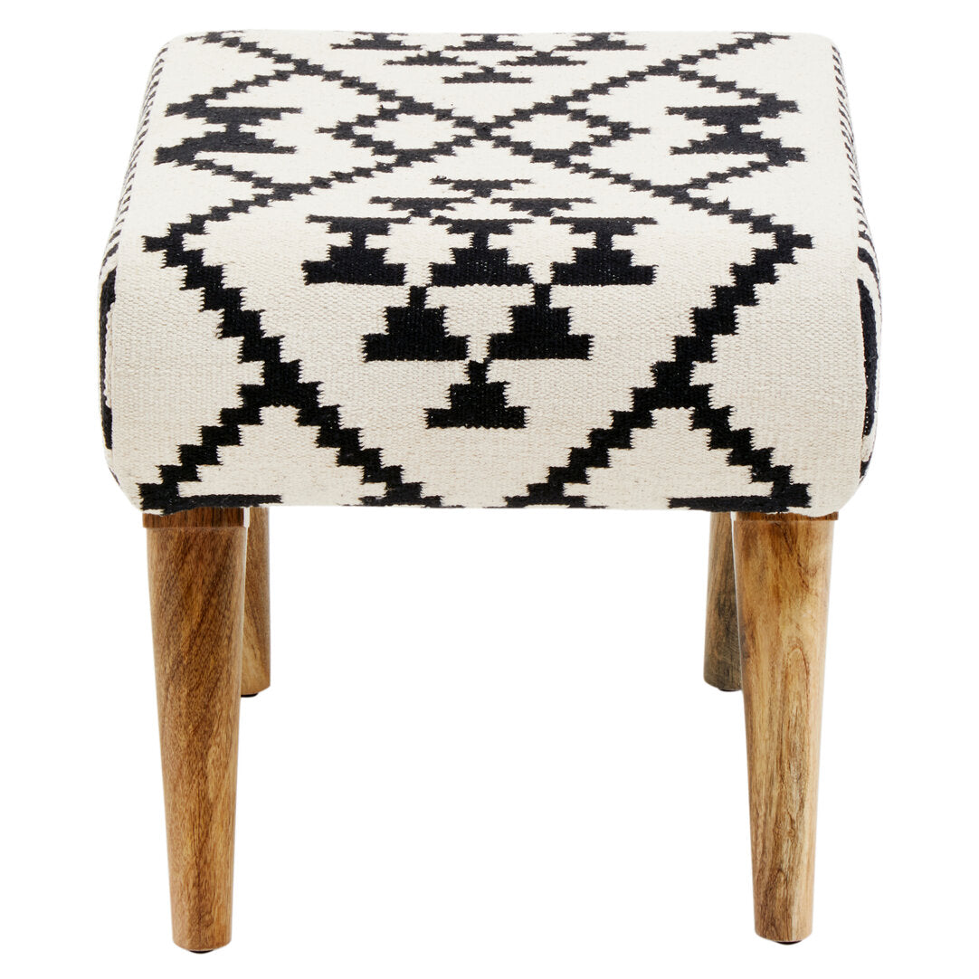 Serene Berber Style Footstool
