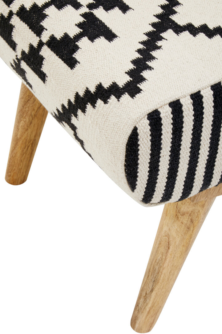 Serene Berber Style Footstool