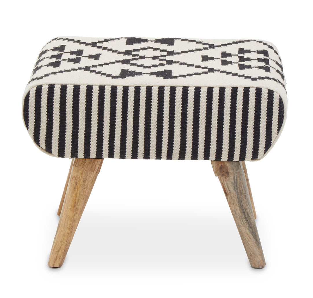 Serene Berber Style Footstool