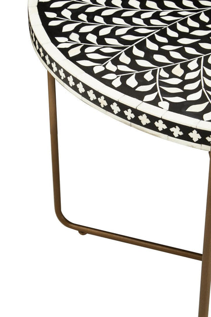 Unity Bone Inlay Round Coffee Table