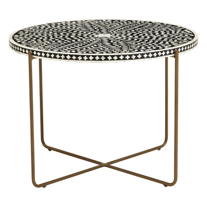 Unity Bone Inlay Round Coffee Table