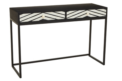 Unity Two Drawers with Bone Inlay Console Table