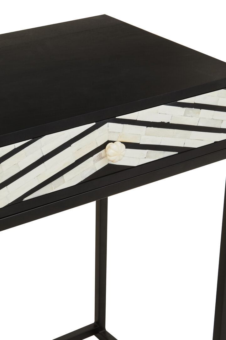 Unity Two Drawers with Bone Inlay Console Table