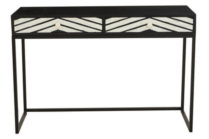 Unity Two Drawers with Bone Inlay Console Table