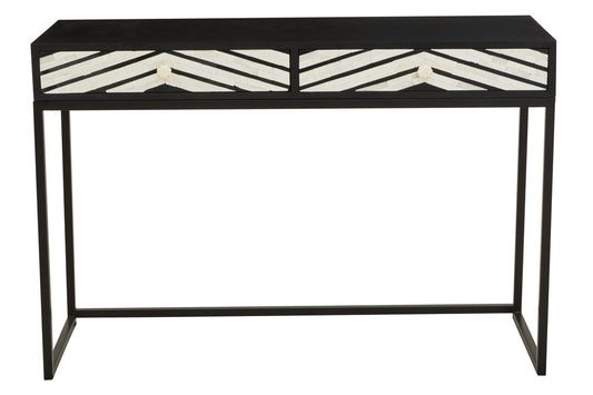 Unity Two Drawers with Bone Inlay Console Table