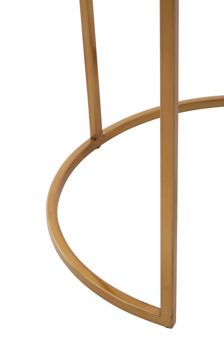 Asya Nest Of Two Gold Tables