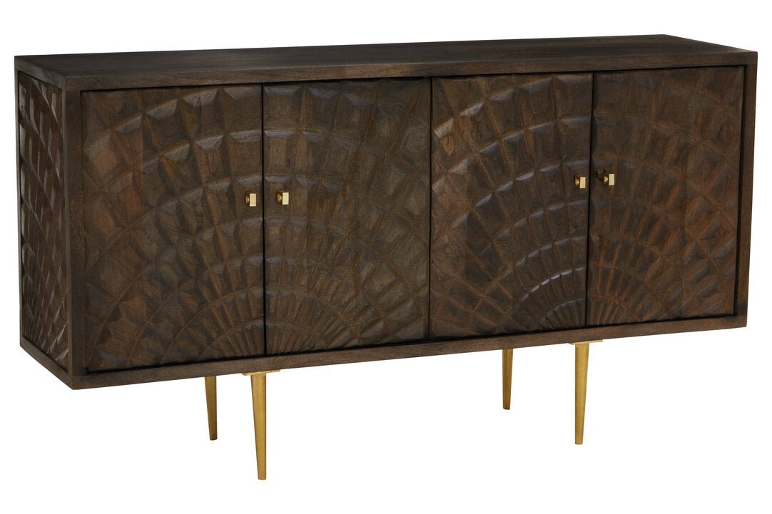 Porto 4 Door Mango Wood Sideboard