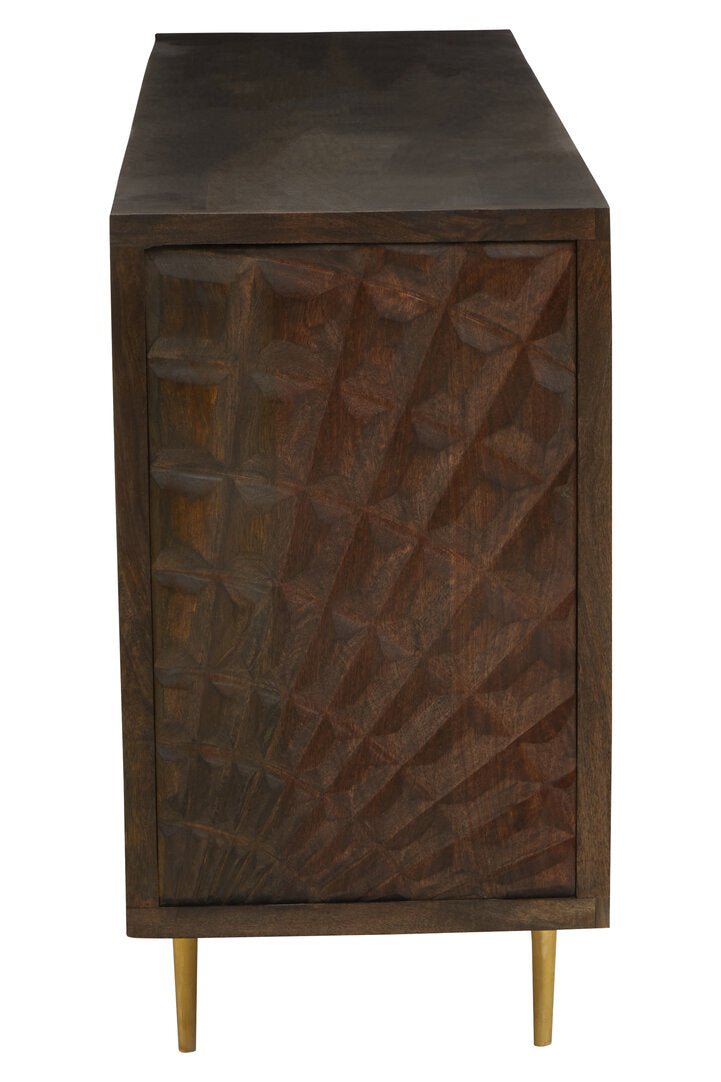 Porto 4 Door Mango Wood Sideboard