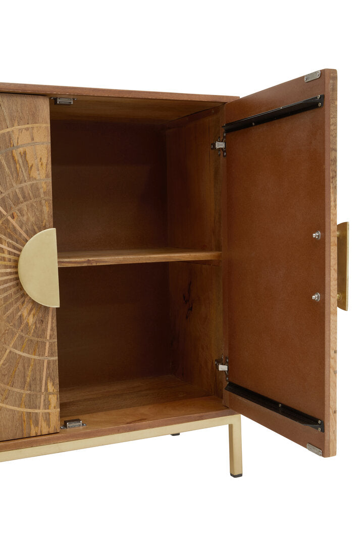 Aurum Two Door Mango Wood Sideboard