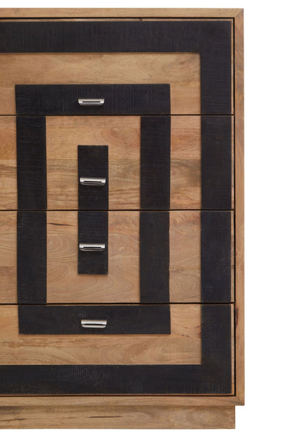 Salcombe Mango Wood Chest of 4 Drawers