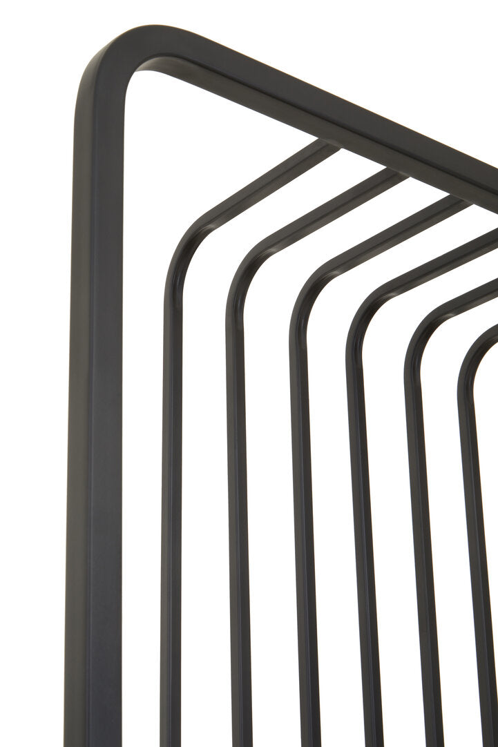 Van Five Tier Black Shelf Unit