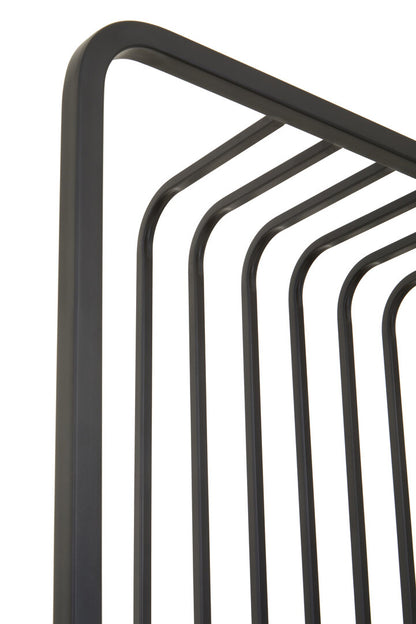 Van Five Tier Black Shelf Unit