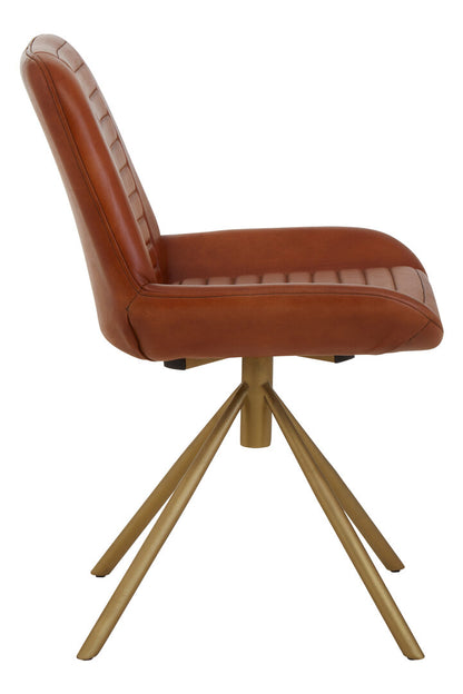 Dakota Tan Leather Chair