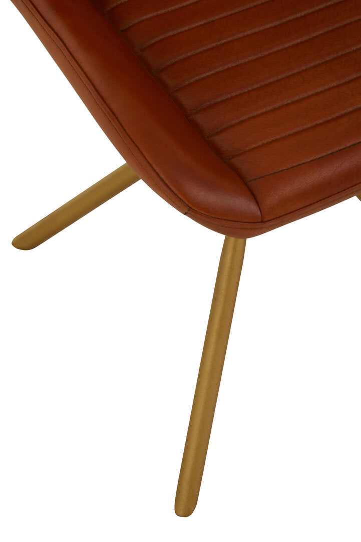 Dakota Tan Leather Chair