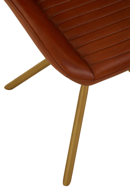 Dakota Tan Leather Chair
