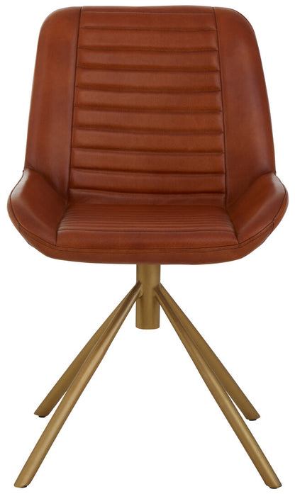 Dakota Tan Leather Chair