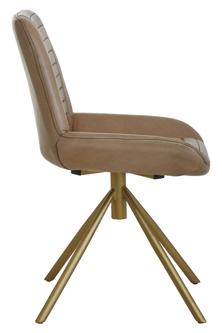 Dakota Grey Leather Chair