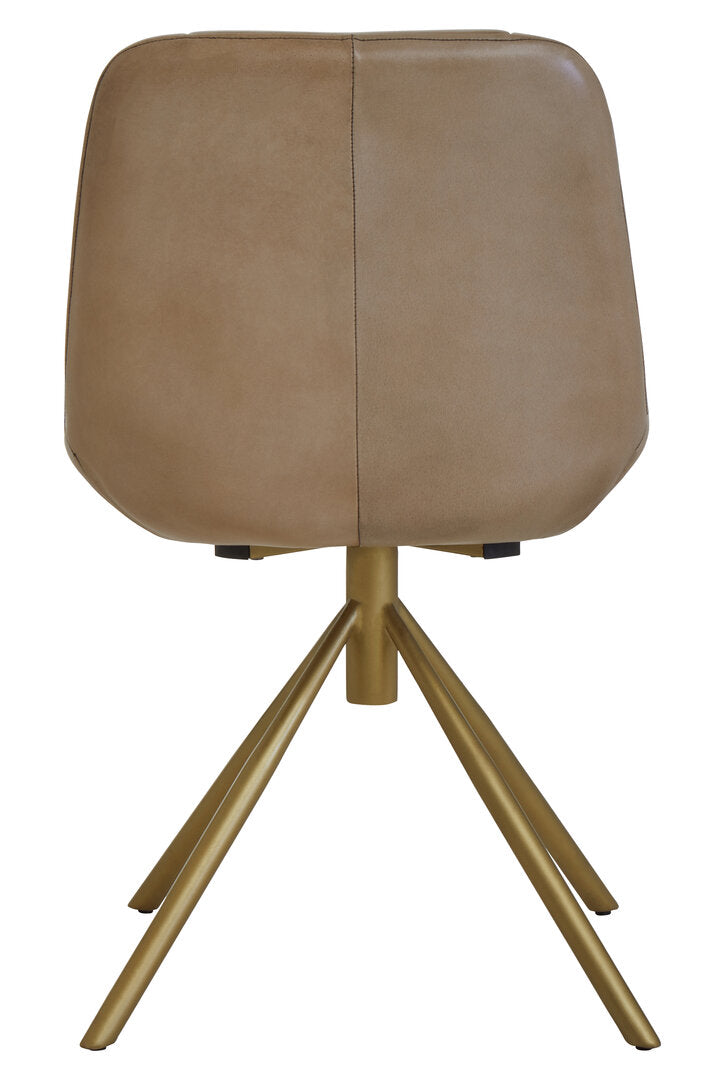 Dakota Grey Leather Chair