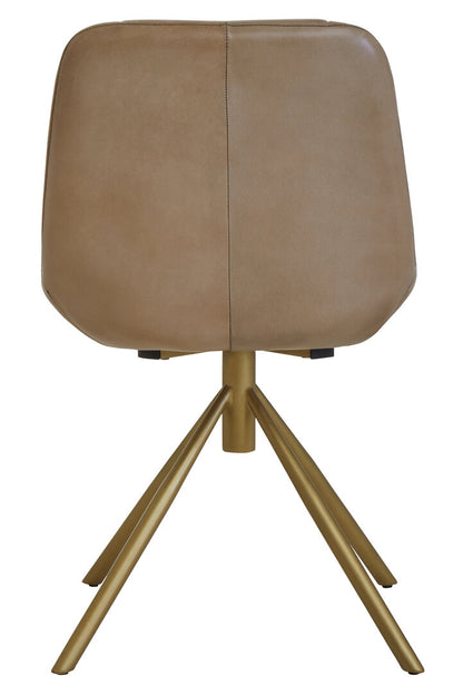 Dakota Grey Leather Chair