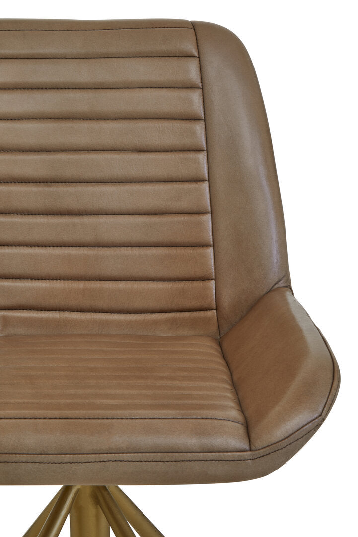 Dakota Grey Leather Chair