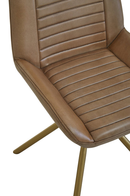 Dakota Grey Leather Chair