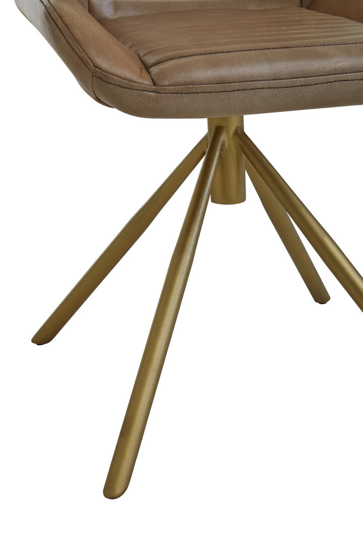 Dakota Grey Leather Chair