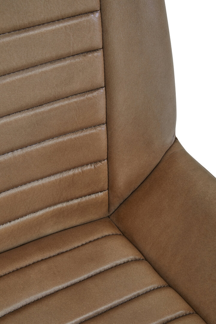 Dakota Grey Leather Chair