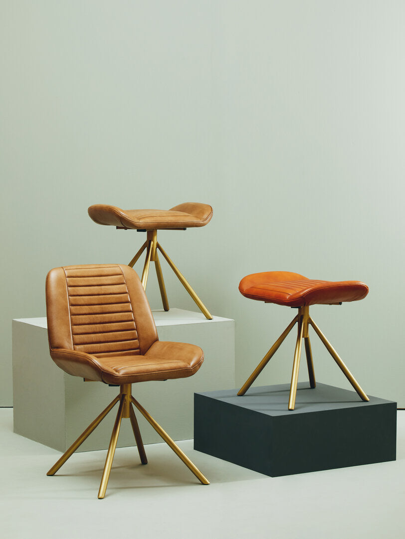 Dakota Brown Leather Chair