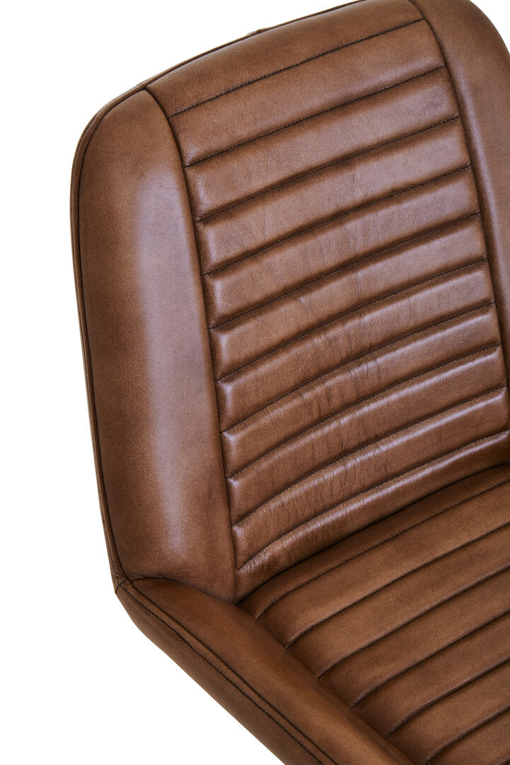 Dakota Brown Leather Chair