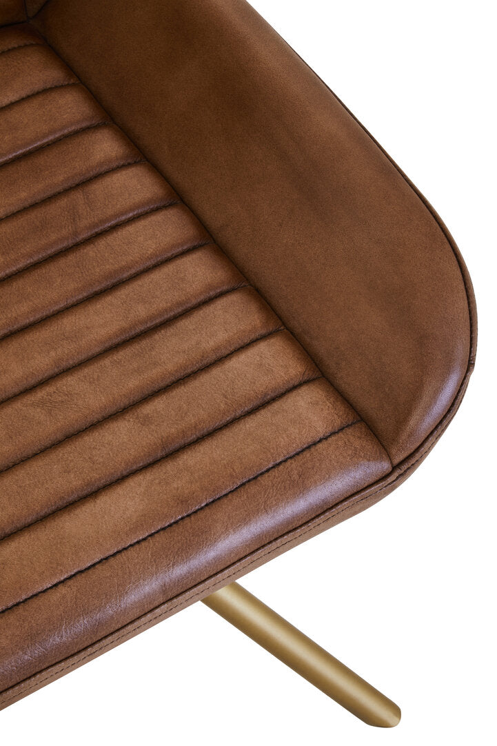 Dakota Brown Leather Chair