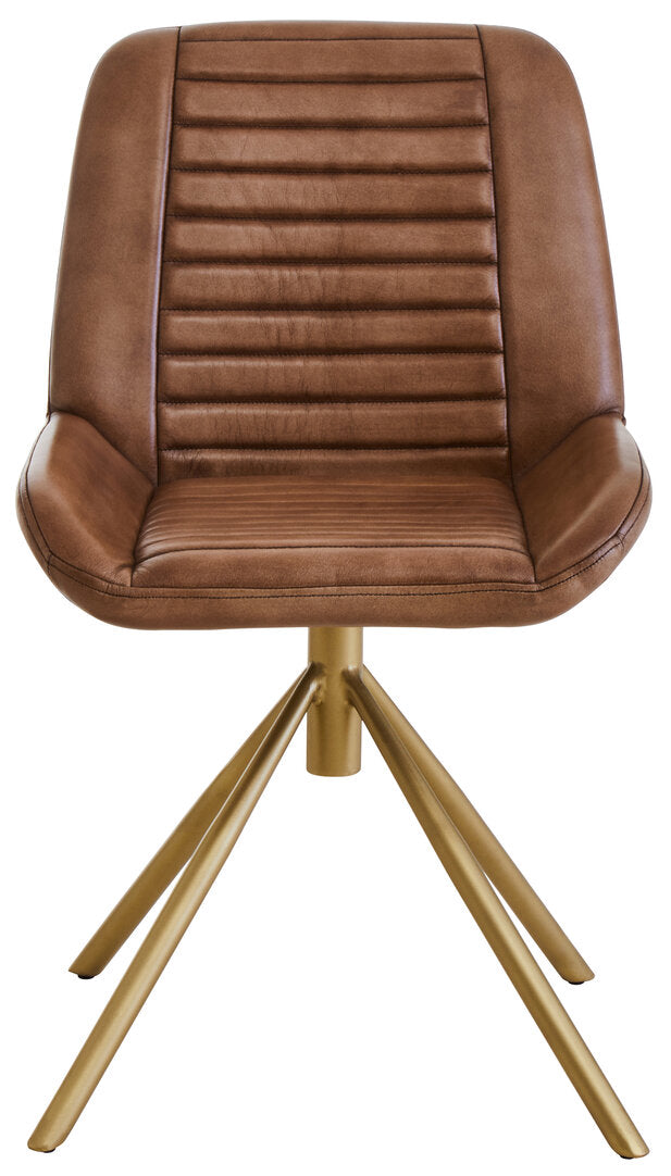 Dakota Brown Leather Chair