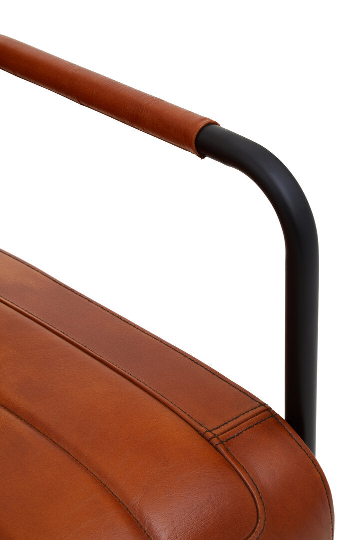 Dakota Tan Leather Armchair