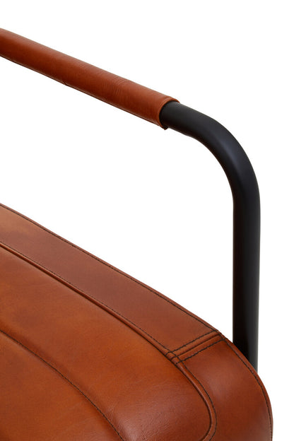 Dakota Tan Leather Armchair