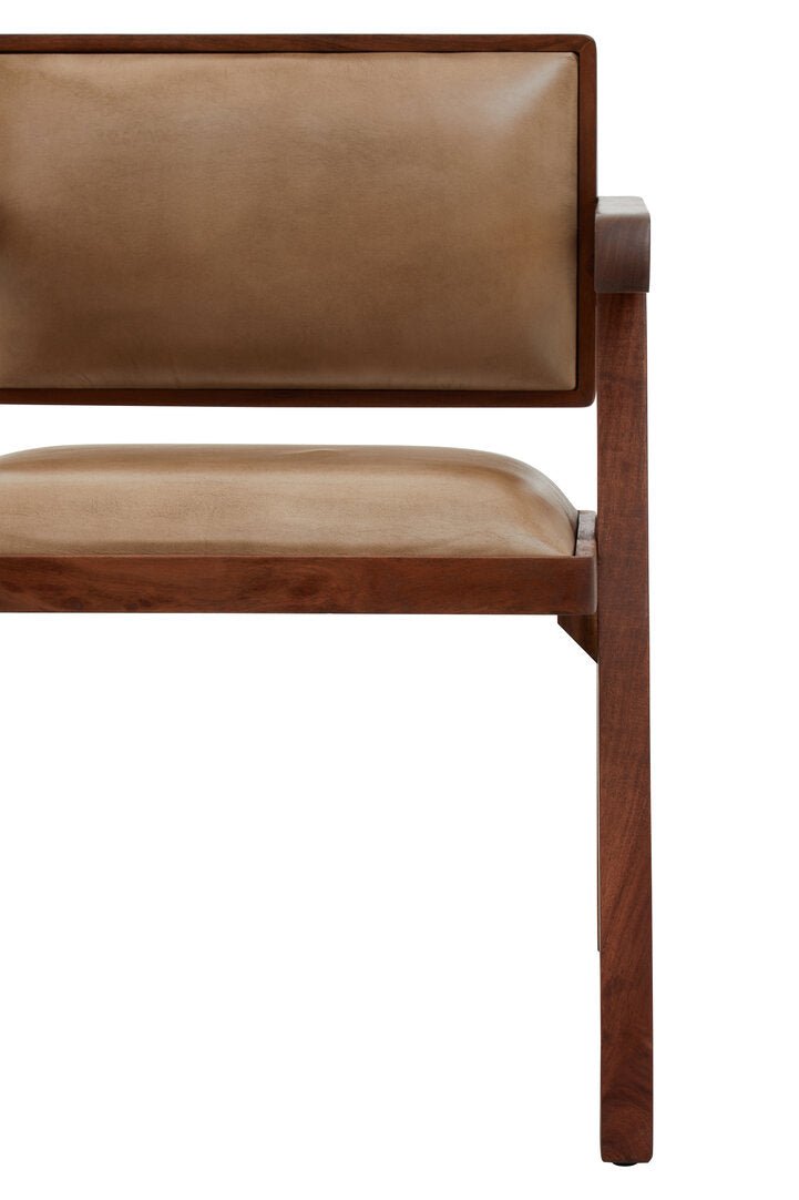 Dakota Natural Leather Armchair