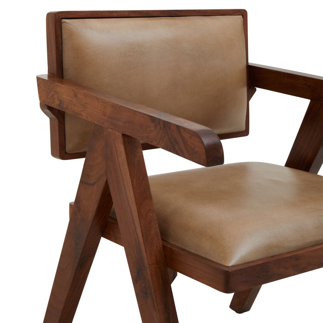 Dakota Natural Leather Armchair
